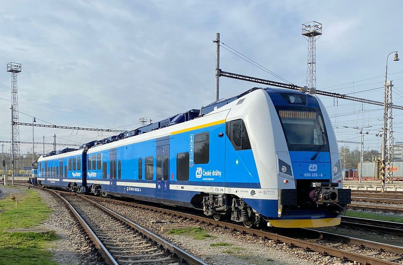 První dva vlaky RegioPanter dorazily na Vysočinu
