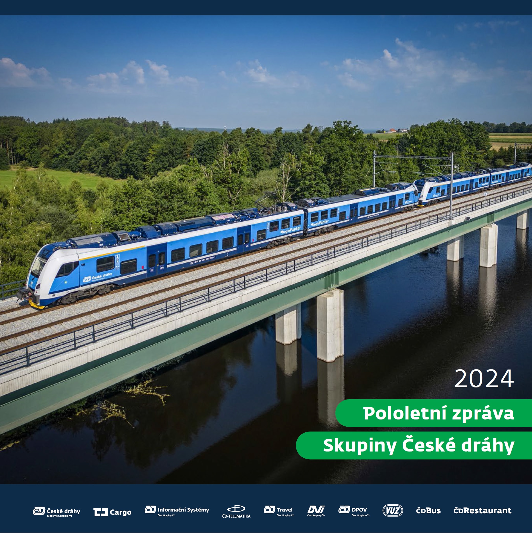 Pololetní zpráva Skupiny ČD 2024