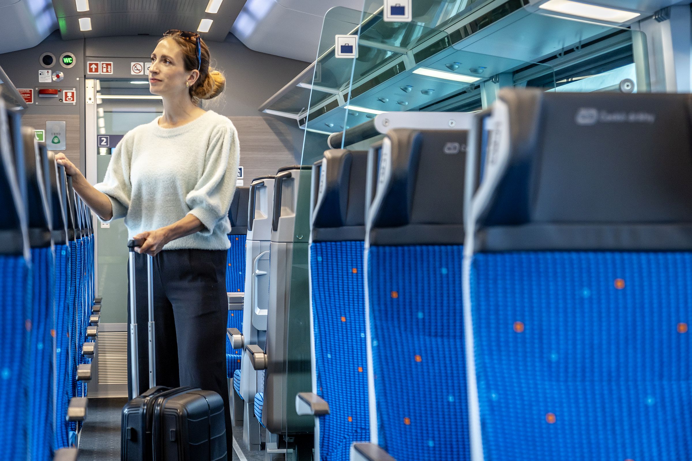 Interior of the ComfortJet Train