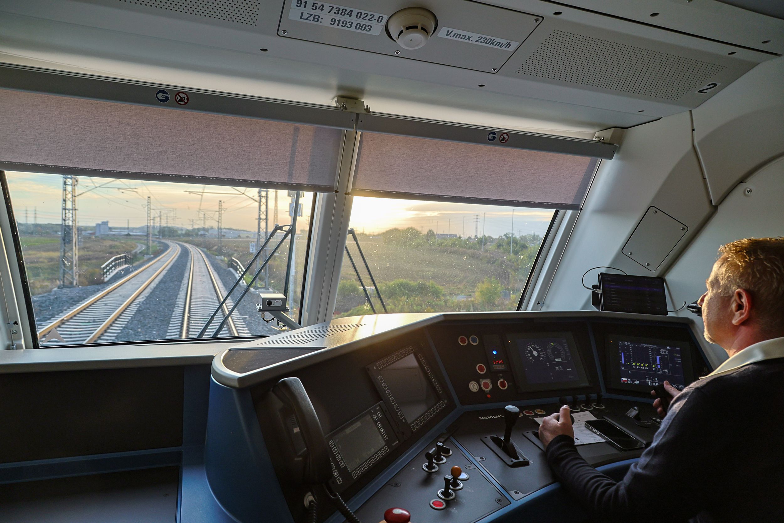 Vectron 230 - stanoviště strojvedoucího