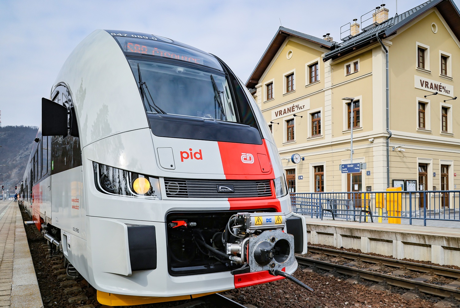 RegioFox ve Vraném nad Vltavou