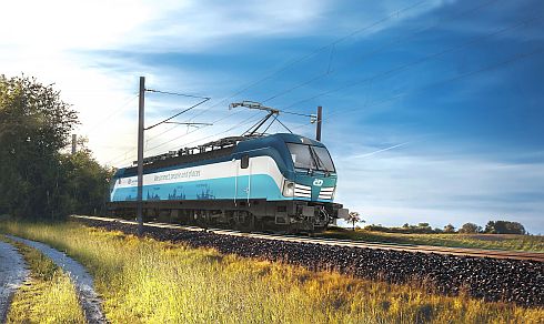 Vizualizace lokomotivy Siemens Vectron